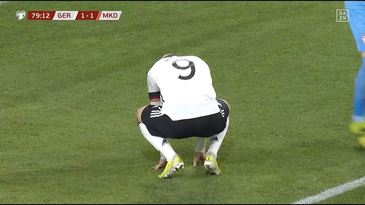 YouTube-Thumbnail aus der DAZN-Praktikant-Reihe.